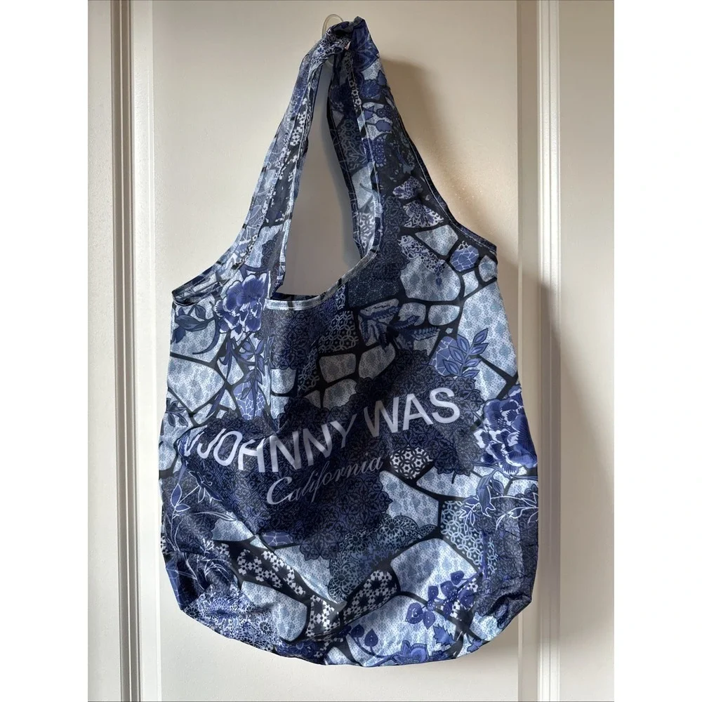 Johnny Was Lululemon Reusable Bag Shopping Tote Grocery Farmers Market Boho - Picture 2 of 9